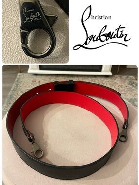 NWOT Christian Louboutin Crossbody Leather Shoulder Strap